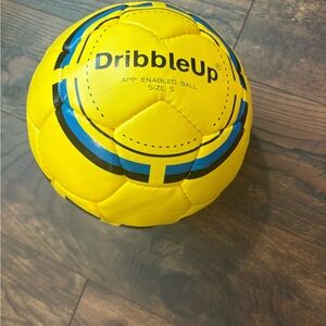 DribbleUp Yellow Soccer Ball